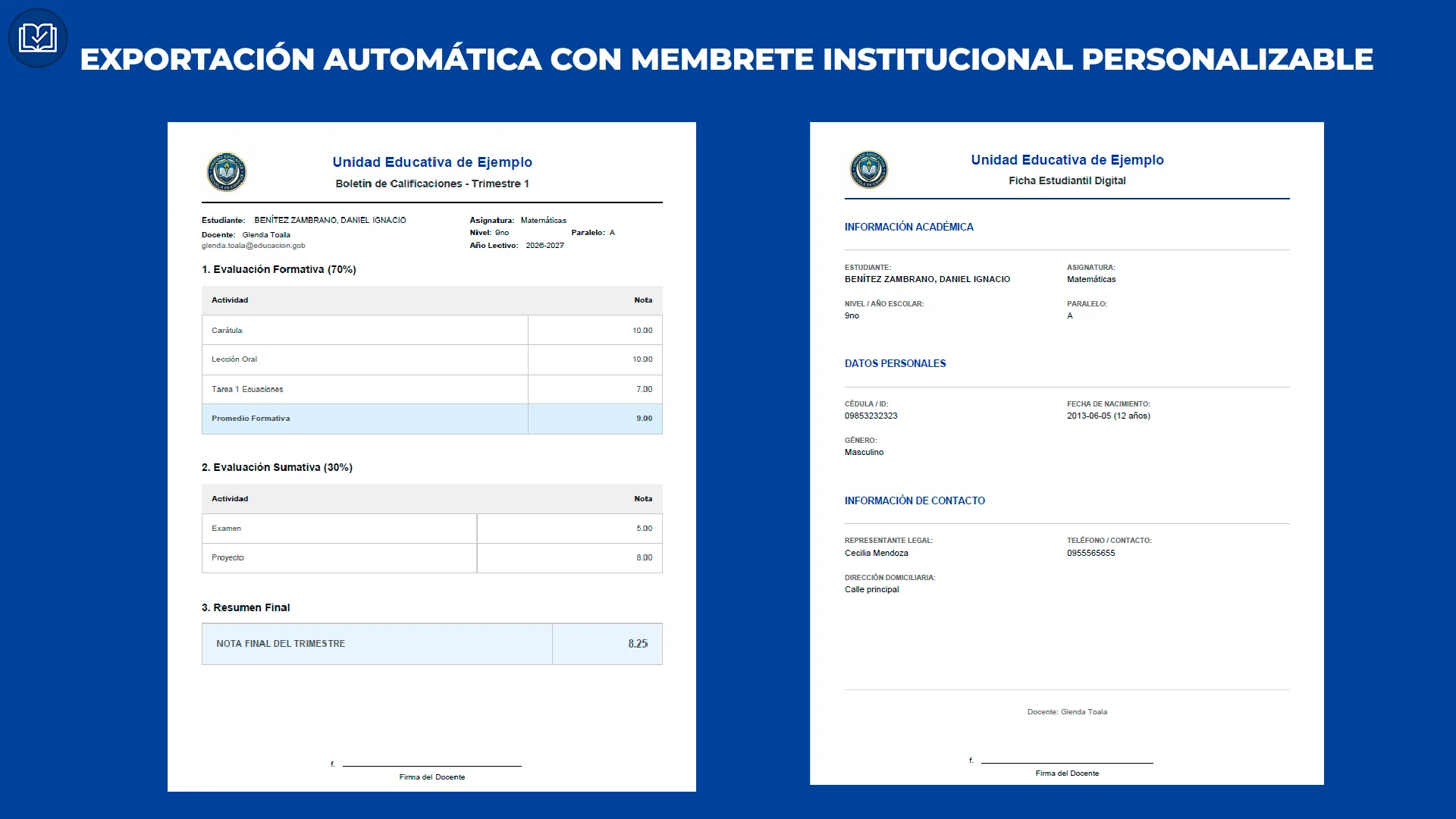 Membrete Institucional